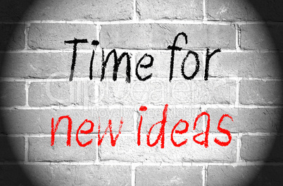 Time for new ideas