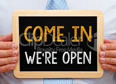 Come in - we are open