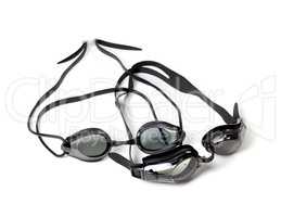 Two wet goggles for swimming