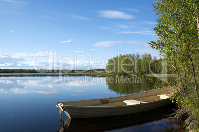 See in Lappland, Finnland