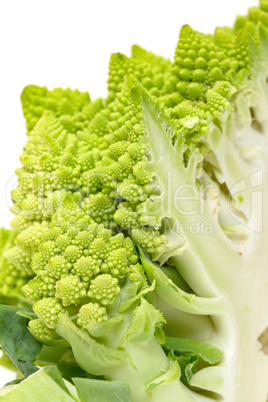 Part Green Fresh Romanesque Cauliflower