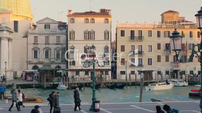Beautiful scene of Venice with Grand Canal