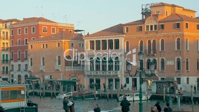 The Grand Canal and old architecture in Venice, Italy