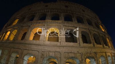 Sightseeing of Rome, Coliseum at night