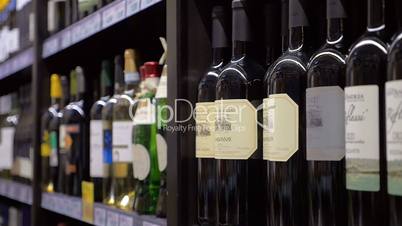 Great assortment of wines in the store