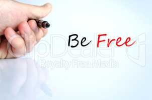 Be free Text Concept