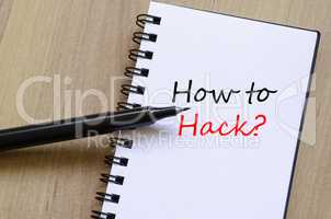 How to hack text concept