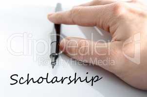 Scholarship Text Concept