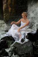 Young Bride On A River