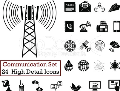 24 Communication Icons