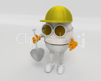 3D Arbeiter
