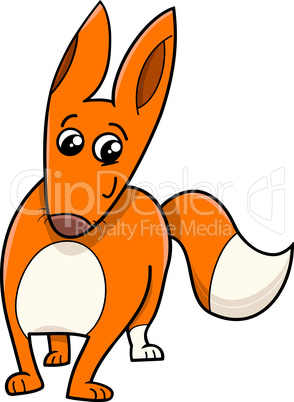 fox cartoon animal character