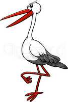 stork bird animal character