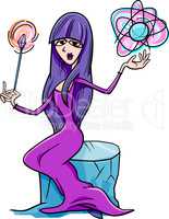 witch fantasy cartoon character