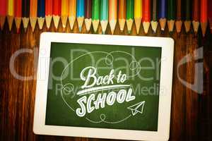 Composite image of back to school