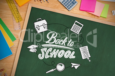 Composite image of back to school