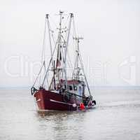 North Sea shrimp boats