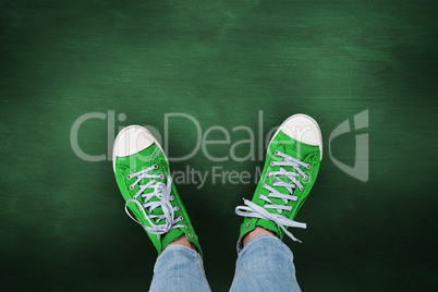 Composite image of casual shoes