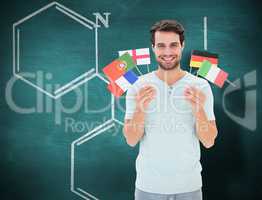 Composite image of international student