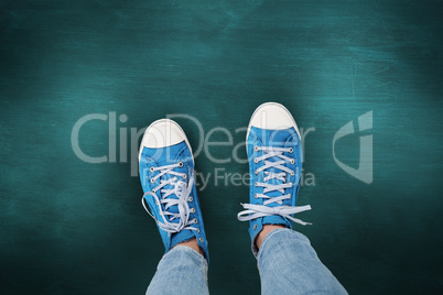 Composite image of casual shoes Composite image of casual shoes