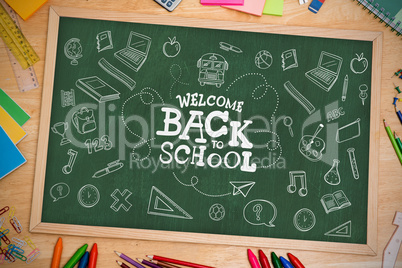 Composite image of back to school