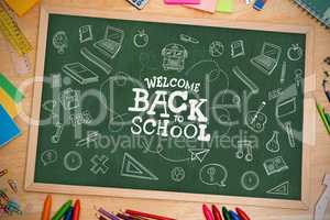 Composite image of back to school