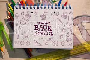 Composite image of back to school