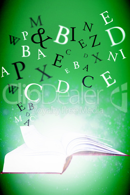 Composite image of letters