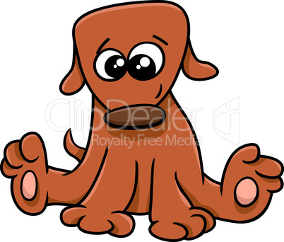 puppy cartoon illustration