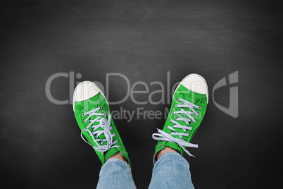 Composite image of casual shoes