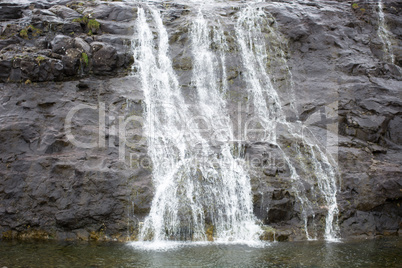 Detail of a waterfall