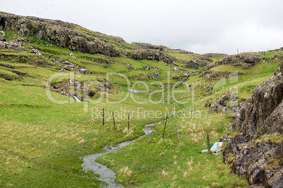 Landscape on the Faroe Islands