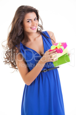Young Woman With A Gift