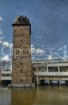 Gothic Water Tower in Prague