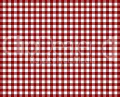 Kariertes rustikales Tischdeckenmuster rot weiß