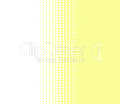 Hintergrund gelb weiß mit Übergang aus Punkten