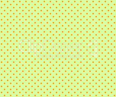 Hintergrund hellgrün mit orangen Punkten
