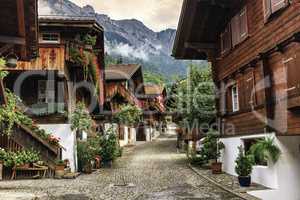 Brienz village, Berne canton, Switzerland