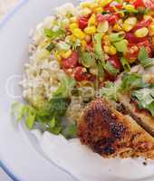 Chicken with Rice and Vegetables