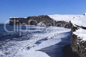 Peninsula Dyrhólaey in the south of Iceland