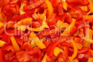 Fresh peppers vegetable