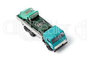 Transportation of toy cars for disposal