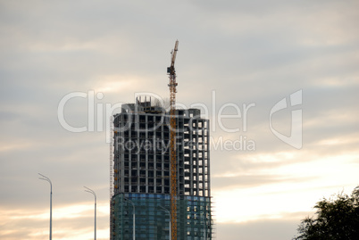 Construction of office building