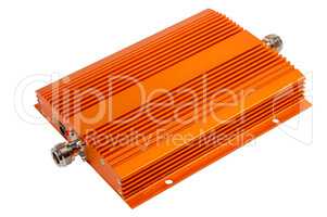 Amplifying signal repeater for GSM cellular phone