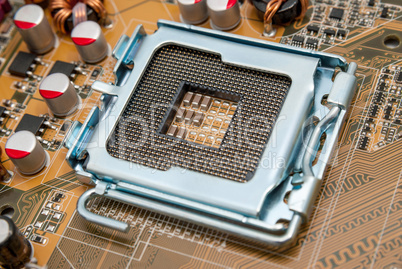 Electronic collection - Empty CPU socket