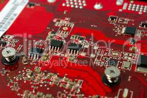 Electronic collection - Electronic components on the PCB