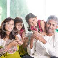 Beautiful Indian family