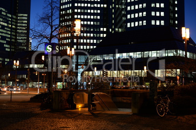 Abend in Frankfurt