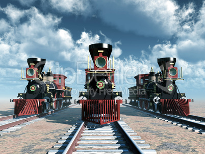 Alte Dampflokomotiven