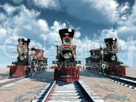 Alte Dampflokomotiven